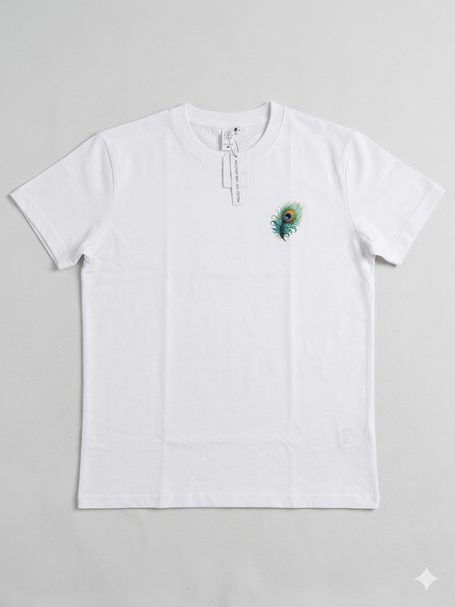 Round neck white
