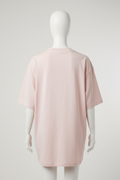 Light pink oversized t-shirt - back view
