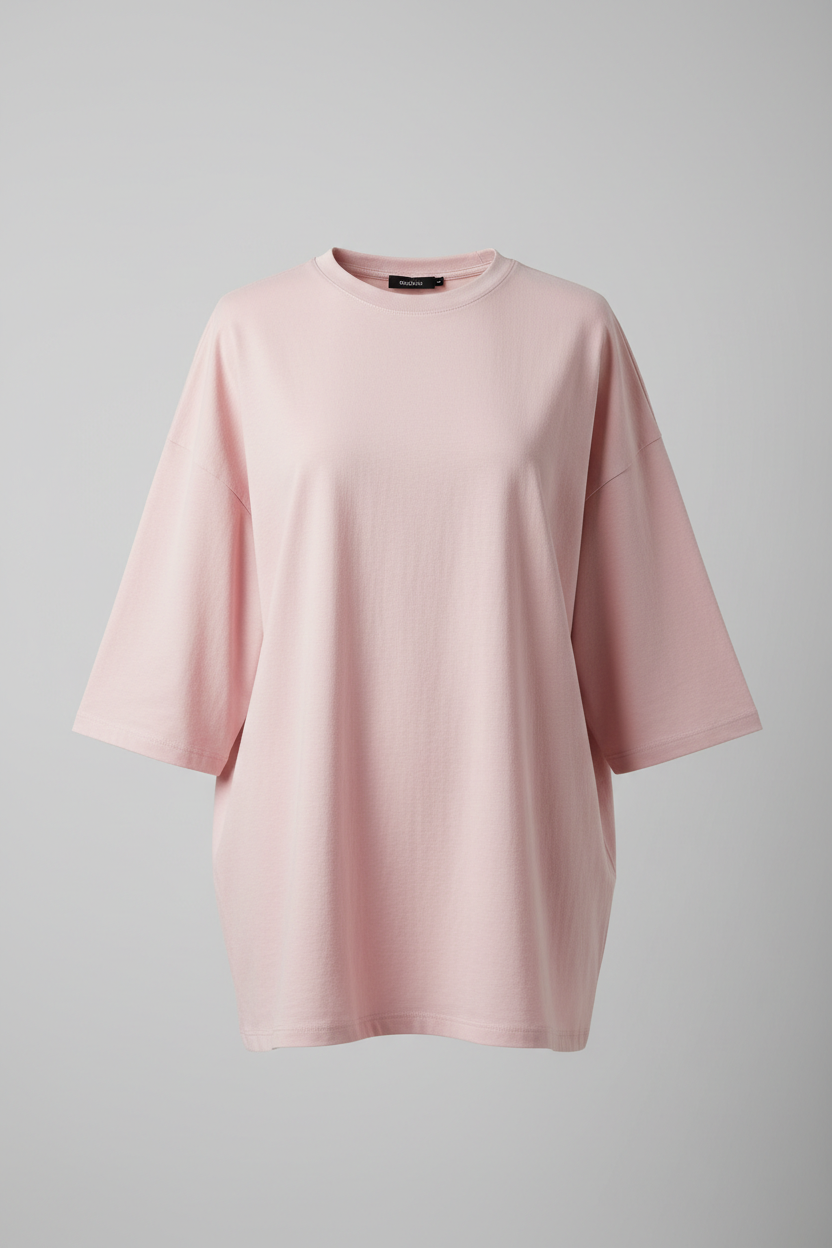 Light pink oversized t-shirt
